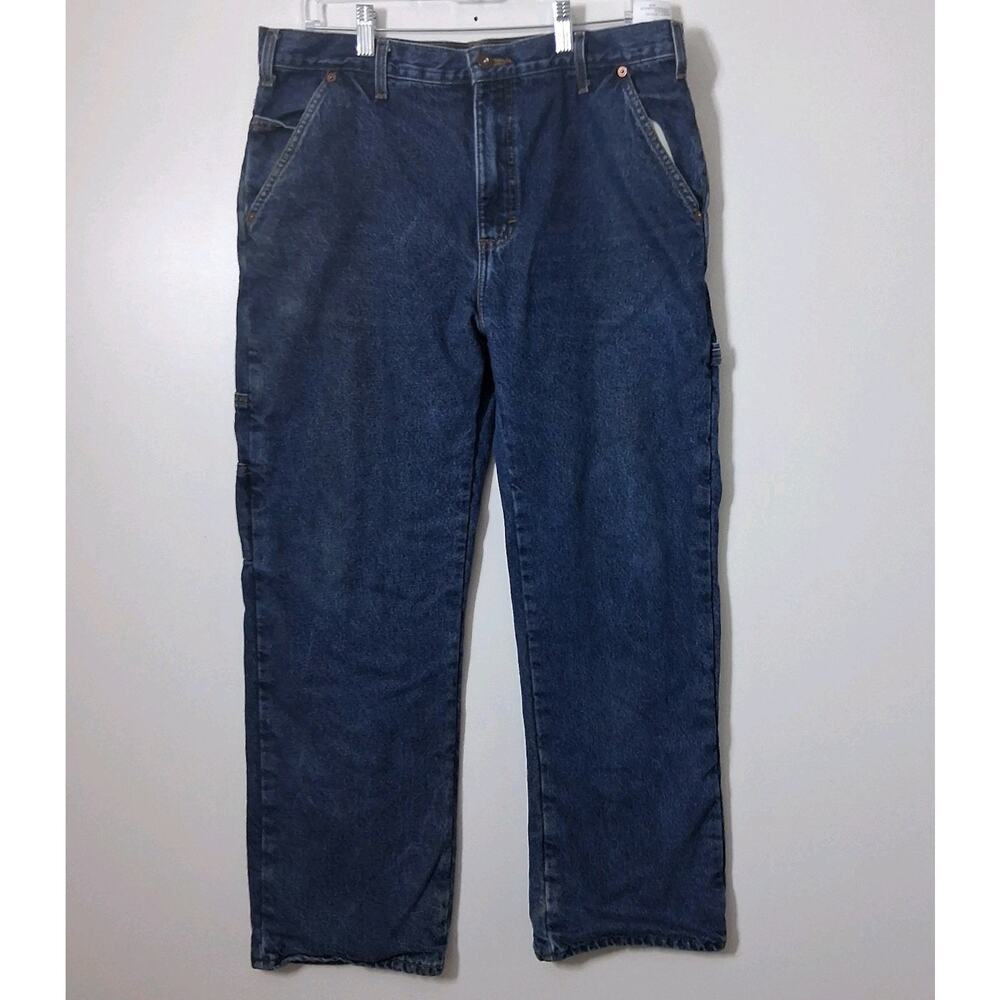 Dickies Pants Men's Size 34×30 💯%Cotton Insulated Carpenter Workwear